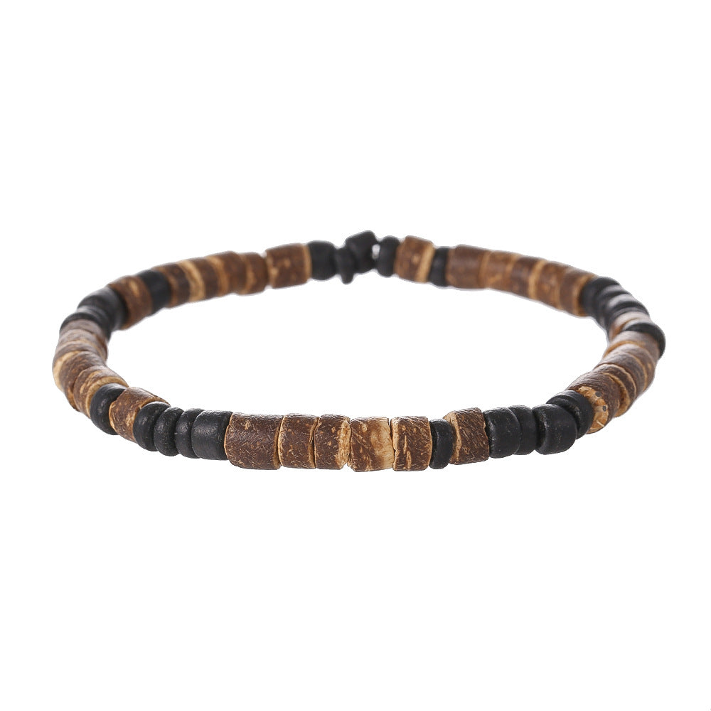 Men's Minimalist Turquoise Wooden Beads Trendy Funky Premium Bracelet Accessories