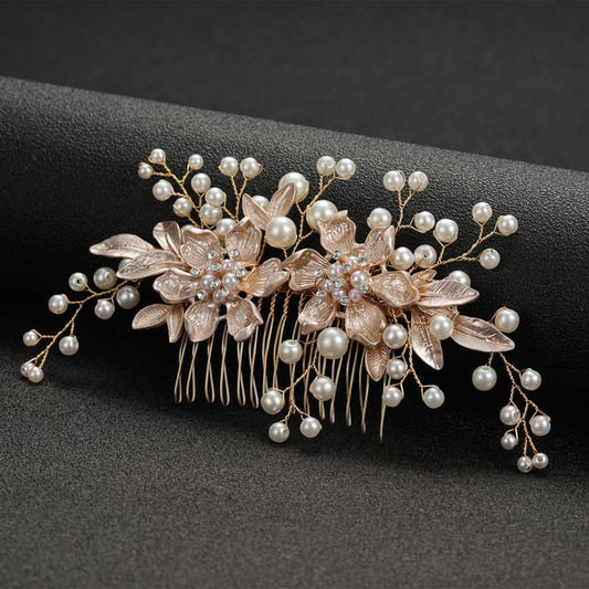 Nice/Pretty/Romantic/Unique Combs & Barrettes/Headpiece With Pearl/Rhinestone