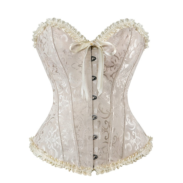 Women‘s Plus Size Sexy Ruffle Overbust Corsets