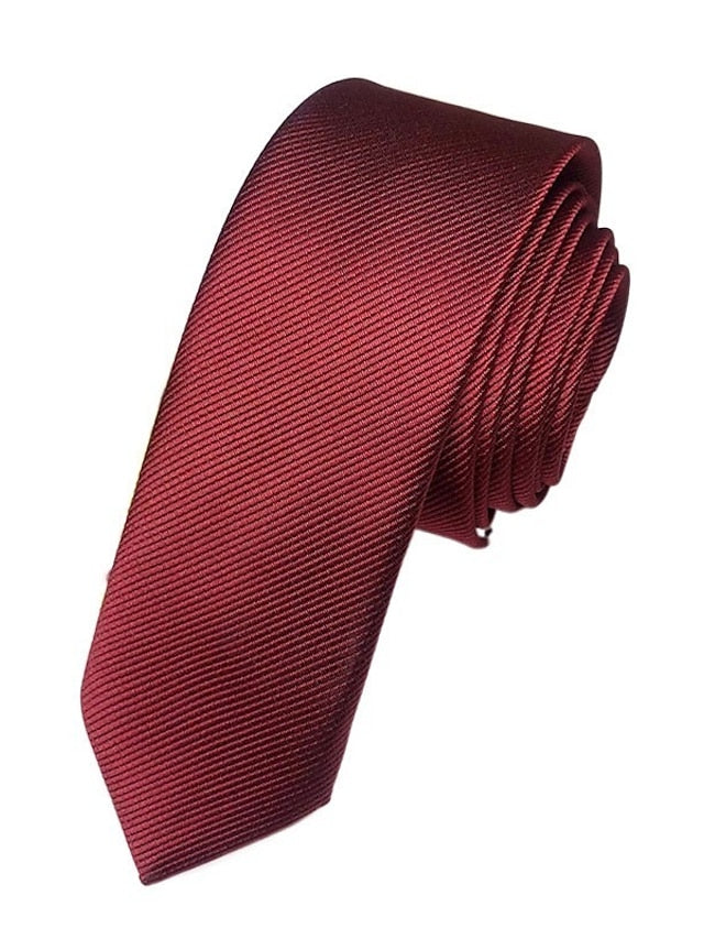 Men's Solid Colored Classic Tie