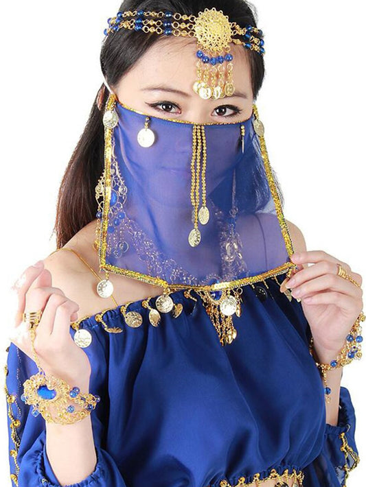 Belly Dance Veil Women's Performance Polyester Sequin Veil