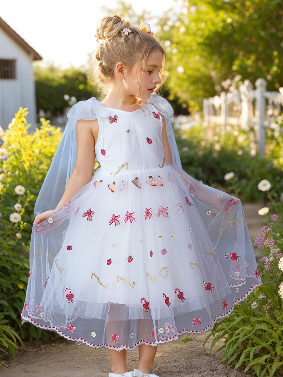 Tulle Knee-length Baby Girl Dress