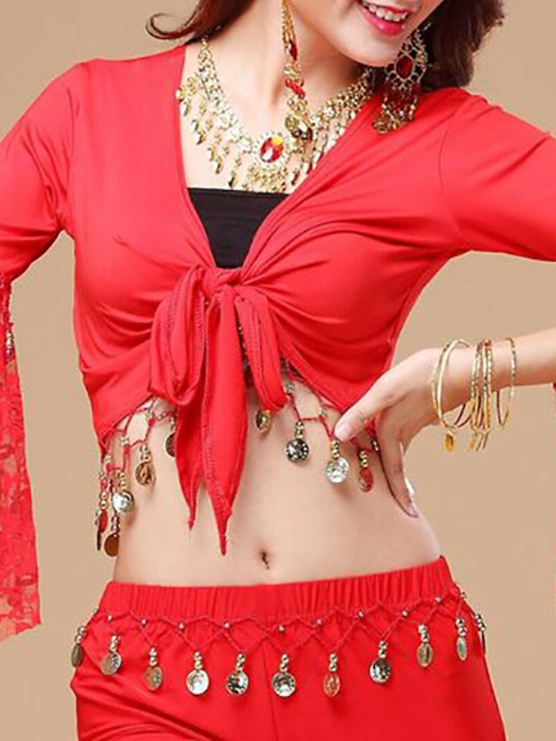 Belly Dance Long Sleeve Top Women's Performance