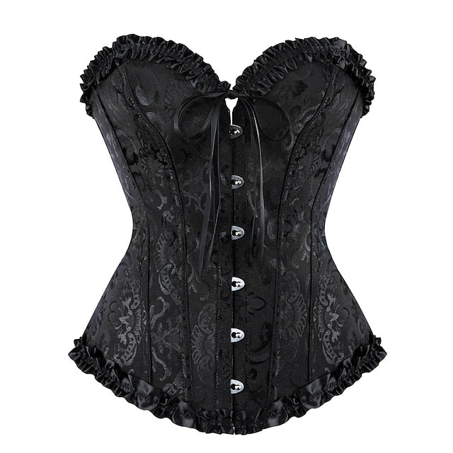 Women‘s Plus Size Sexy Ruffle Overbust Corsets