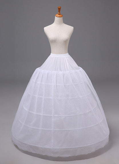 Ball Gown Slip Polyester Floor-Length 2 Tiers Petticoats