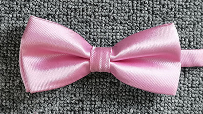 Men's Solid Colored Bow Tie Fashion Work Wedding Formal Classic Retro Bow