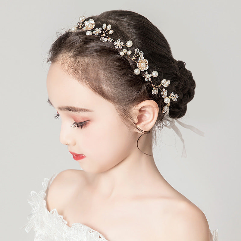 Children's Dress Accessories Flower Loop Headband