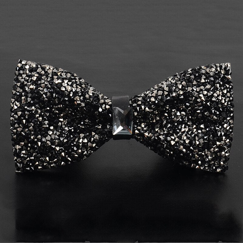 Men's Party Bow Tie Luxury Sparkling Rhinestone with Beading