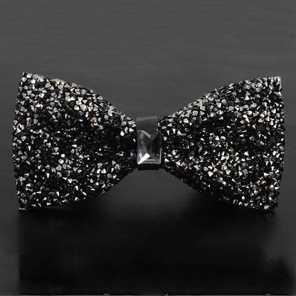 Men's Party Bow Tie Luxury Sparkling Rhinestone with Beading