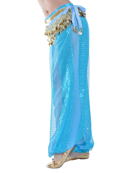 Belly Dance Pants Paillette Women's Training