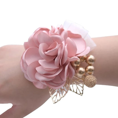 Wedding Flowers Wrist Corsages 18K Gold Plated / Bead 0-10 cm Christmas