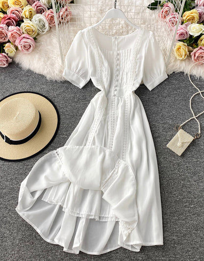 Cute chiffon short dress fashion girl dress  1118