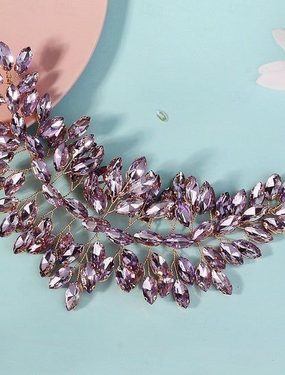 Pretty/Romantic/Stylish/Luxury Crystals Headbands/Headpiece Rhinestone Alloy Wedding Jewelry