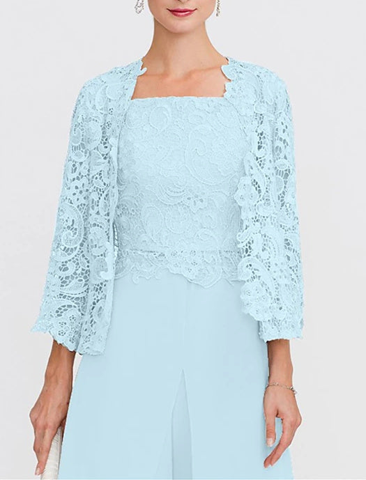 Women's Wedding Guest 3/4 Length Sleeve Floral Lace Bolero Wrap/Shawl