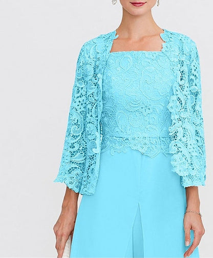 Women's Wedding Guest 3/4 Length Sleeve Floral Lace Bolero Wrap/Shawl