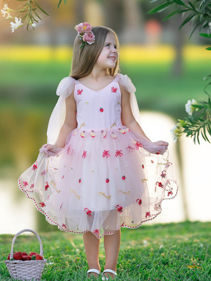 Tulle Knee-length Baby Girl Dress