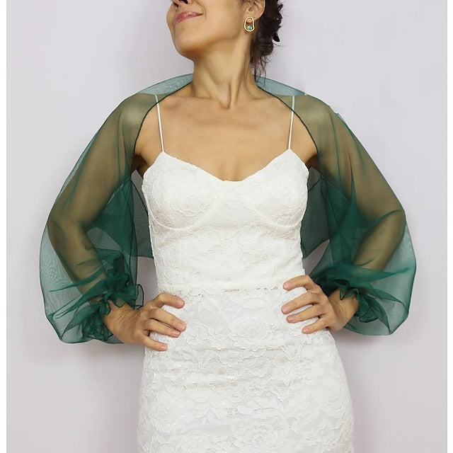 Bridal Organza Wedding Guest Fashion Wrap