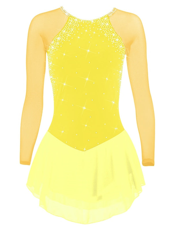 Figure Skating Dress Women's Girls' Ice Skating Dress with Classic Crystal/Rhinestone