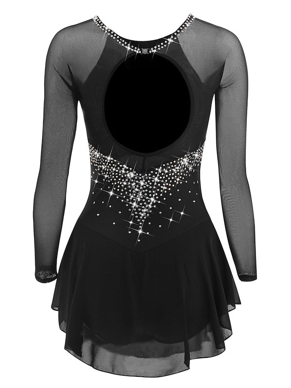 Figure Skating Dress Women's Girls' Ice Skating Dress with Classic Crystal/Rhinestone