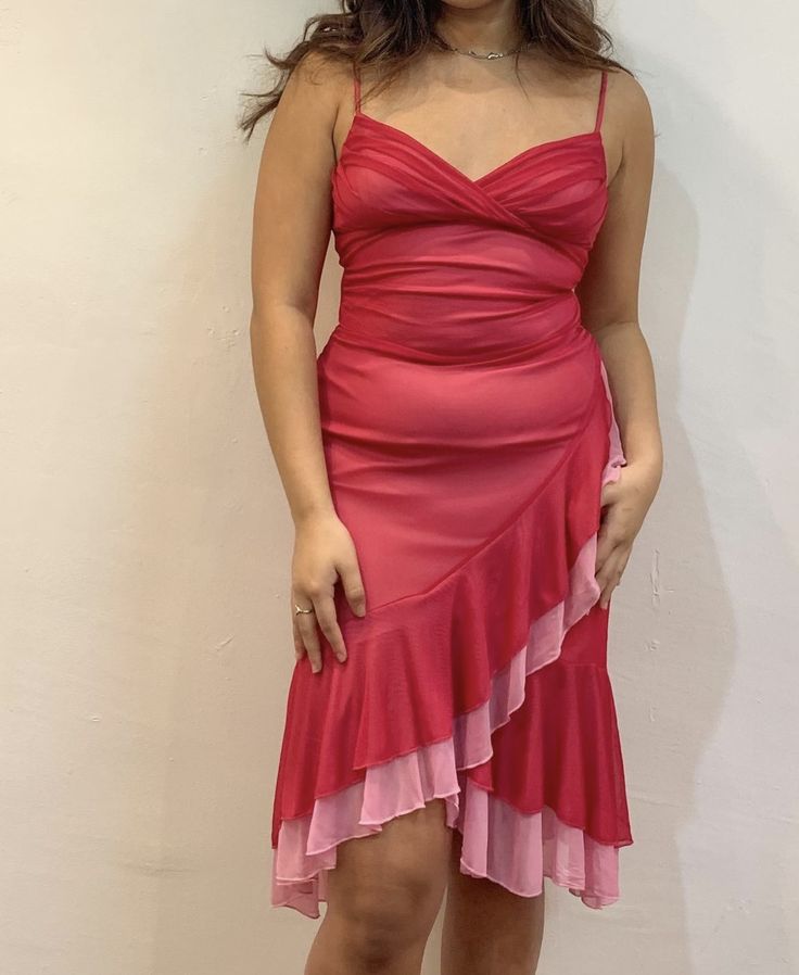 Pink Fashion Spaghetti Strap Ruffle Short Elegant Chiffon Homecoming Dress Prom Dress Evening Dress Party Dress gh3242