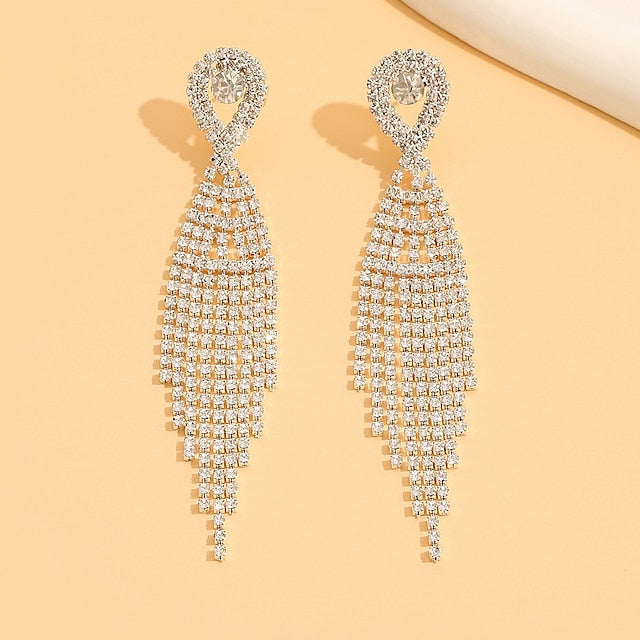 Luxury Elegant Wedding Party Holiday Earrings