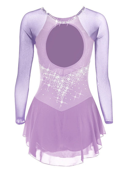 Figure Skating Dress Women's Girls' Ice Skating Dress with Classic Crystal/Rhinestone