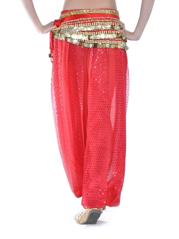 Belly Dance Pants Paillette Women's Training