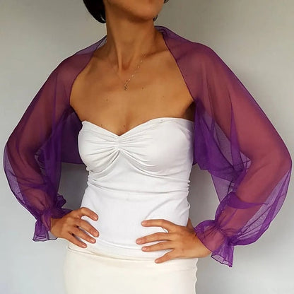 Bridal Organza Wedding Guest Fashion Wrap