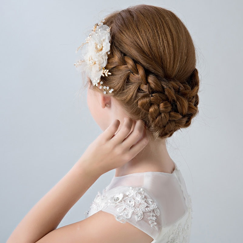 Pretty /Unique Fashionable Flower Headpiece/Barrettes with Pearl