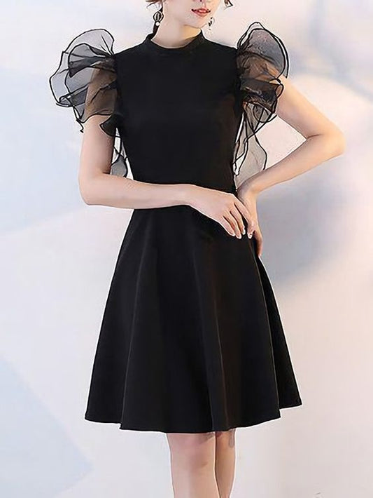 Fashion Little Black Homecoming Dress   fg2700