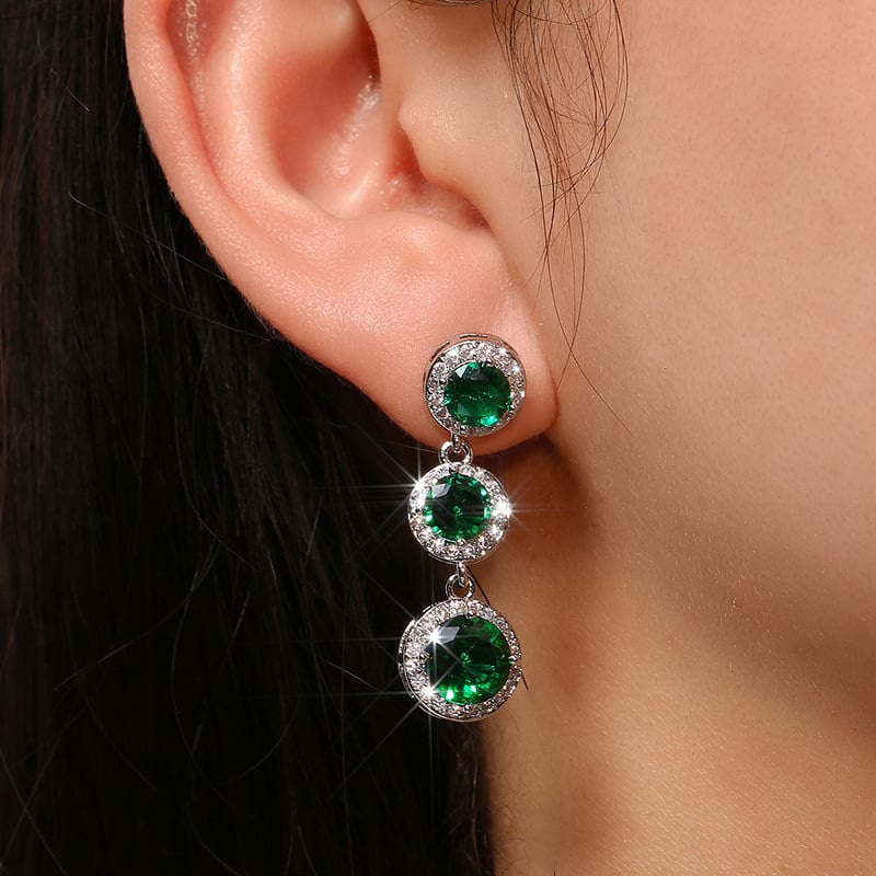 Rhinestone Dangle Earrings