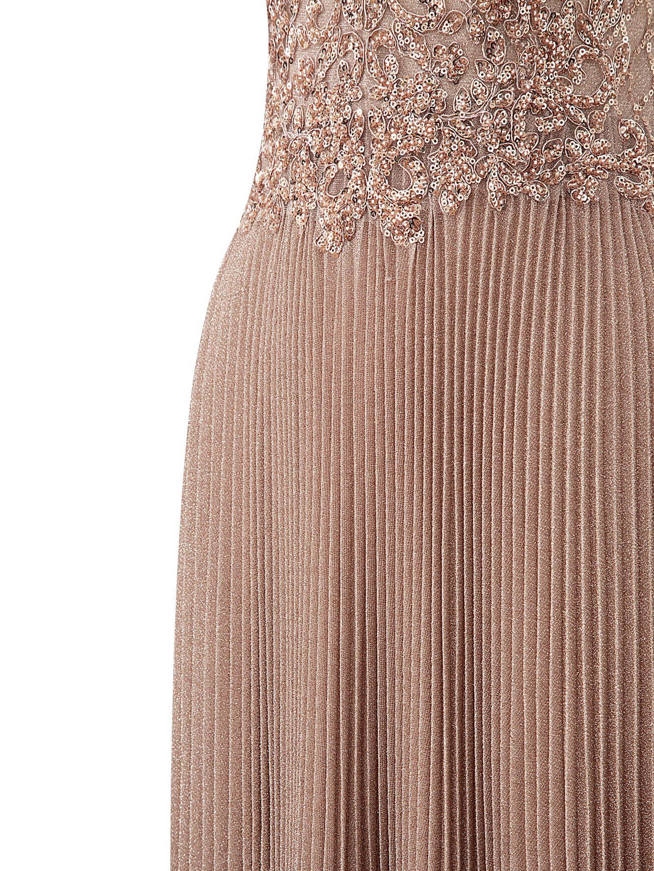 Elizabeth | Rose Pink A-line Floor Length Glitter Jersey Prom Dress with Appliques and Sequins