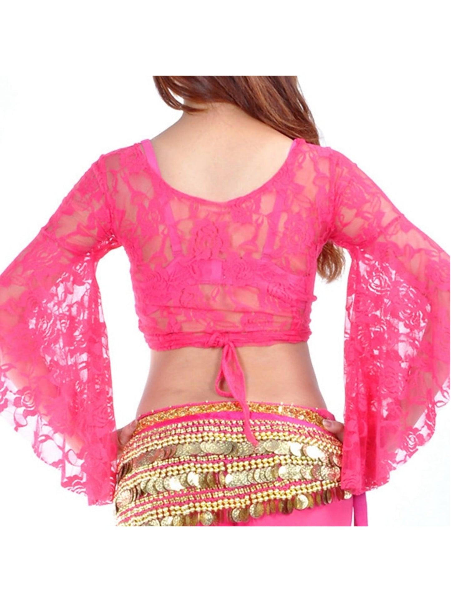 Belly Dance Long Sleeve Top Lace Women's Training Performance