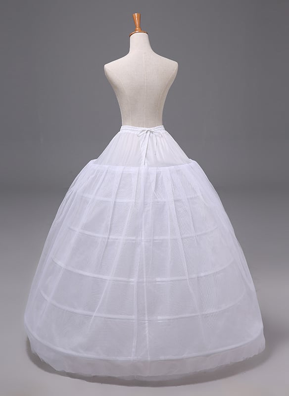 Ball Gown Slip Polyester Floor-Length 2 Tiers Petticoats