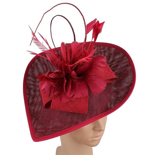 Unique Polyester Wedding Tea Party Fascinators  Feather Bowknot Headpiece