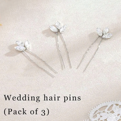 Lovely/Pretty/Romantic/Stylish Hairpins With Rhinestone (Set of 3)