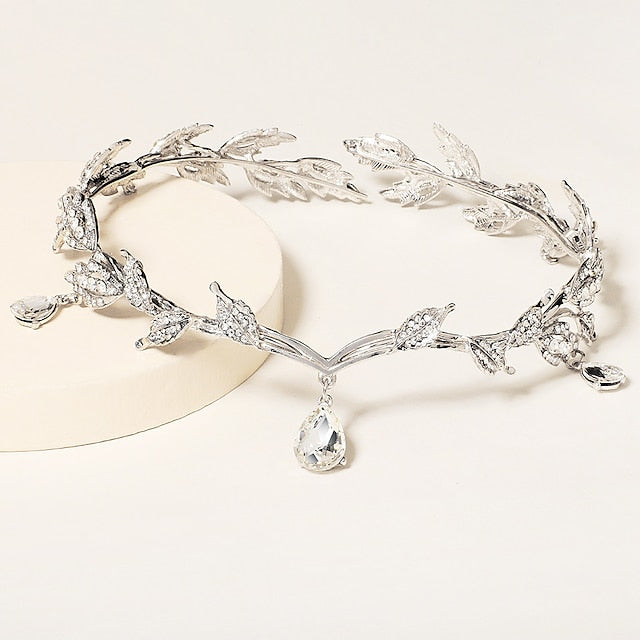 Alloy Wedding Church Elegant Bridal Headpieces With Crystals