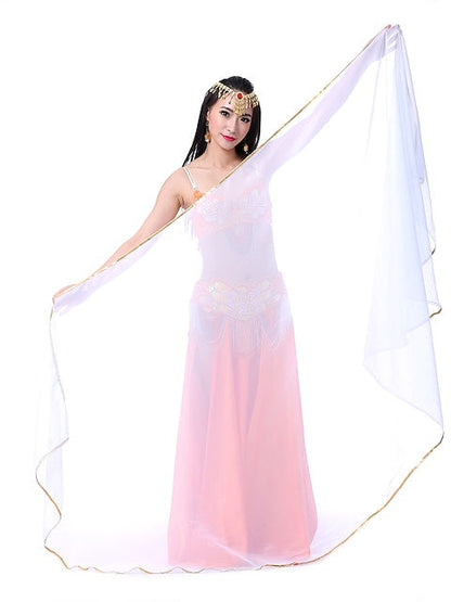 Belly Dance Accessories Veil Hand Scarf Women's Performance Chiffon Scarf