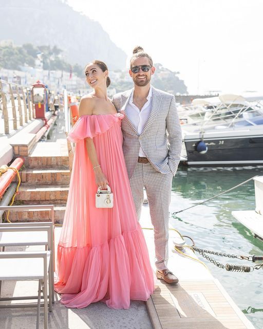 Pink Fashion Long Ruffle Neck Chiffon Formal Prom Dress Evening Dress Wedding Guest Dress gh3072