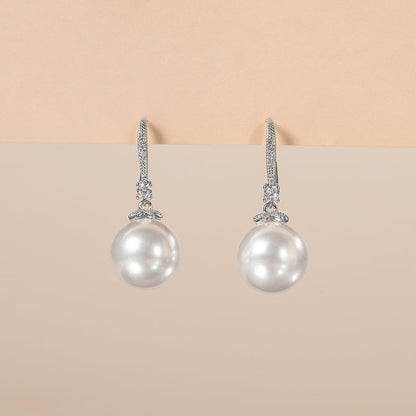 Elegant Pearl Drop Earrings