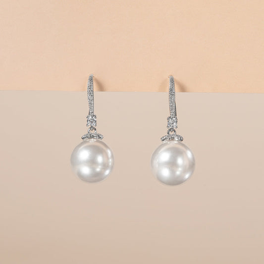 Elegant Pearl Drop Earrings