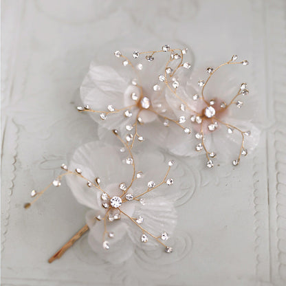 Elegant Romantic Simple Ladies Headpieces With Rhinestone