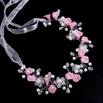 Children's Delicated Crystal Flower Headband Accessories