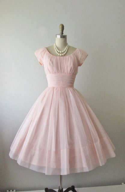 Pink Short Homecoming Dress Party Dress      fg4457