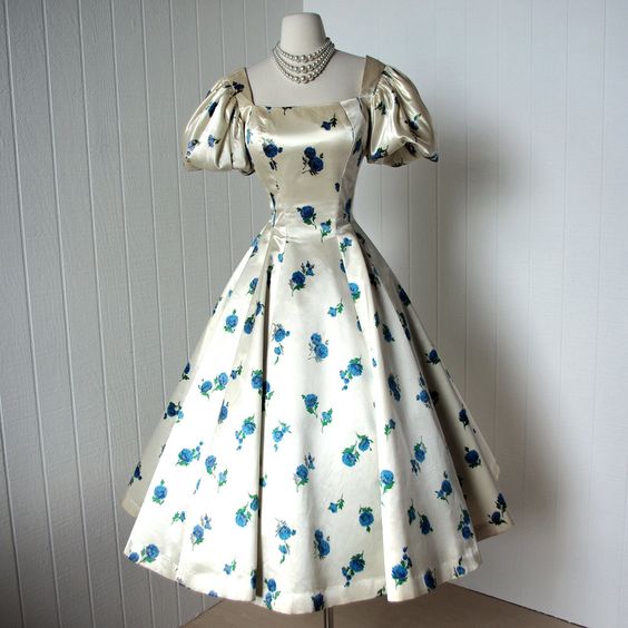 Vintage 1950 s Dress Party Dress,Prom Homecoming Dress      fg5233