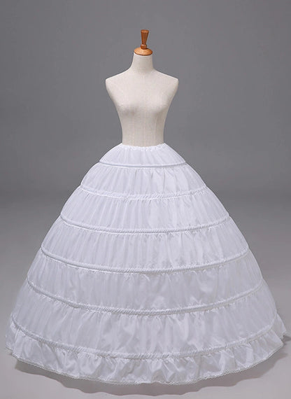 Women Ball Gown Slip Polyester 1 Tiers Petticoats