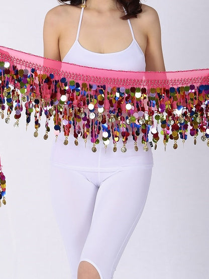 Belly Dance Hip Scarves Women's Performance