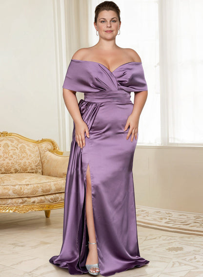 Trumpet/Mermaid Off-the-Shoulder Mother of the Bride Dresses