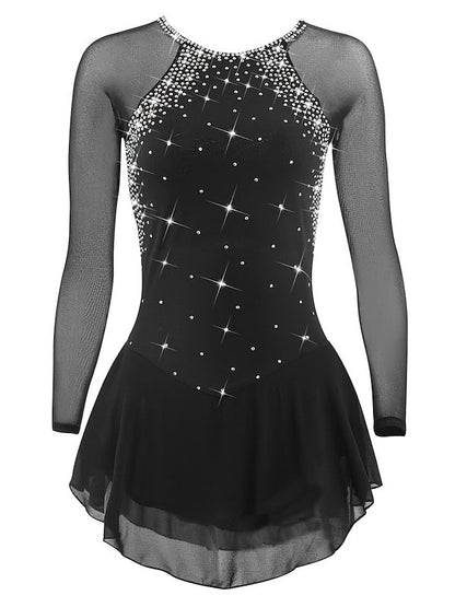 Figure Skating Dress Women's Girls' Ice Skating Dress with Classic Crystal/Rhinestone