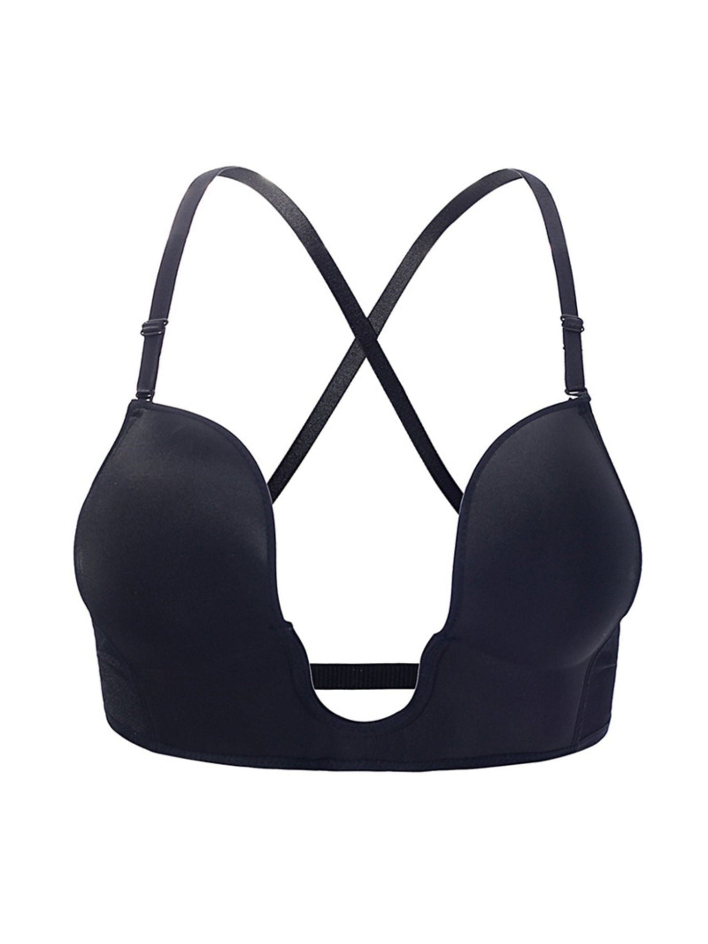 Women's Sexy/Simple Chinlon Cross Back Strap Push Up Bra